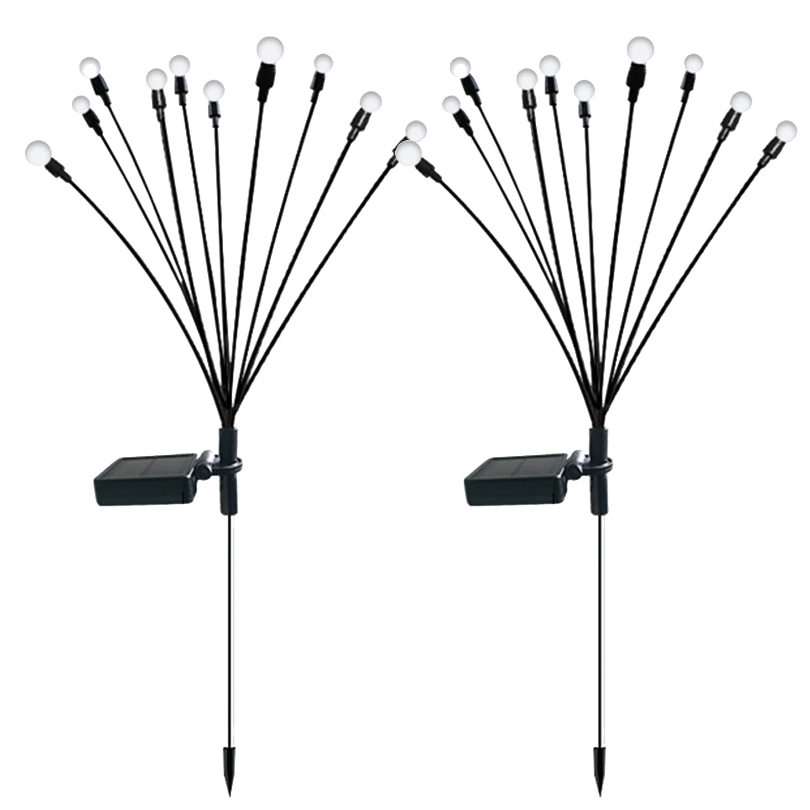 

Фонари светлячков на солнечной батарее, наружные фонари на солнечной батарее, декоративные фонари на солнечной батарее, гирлянды, 2 шт.