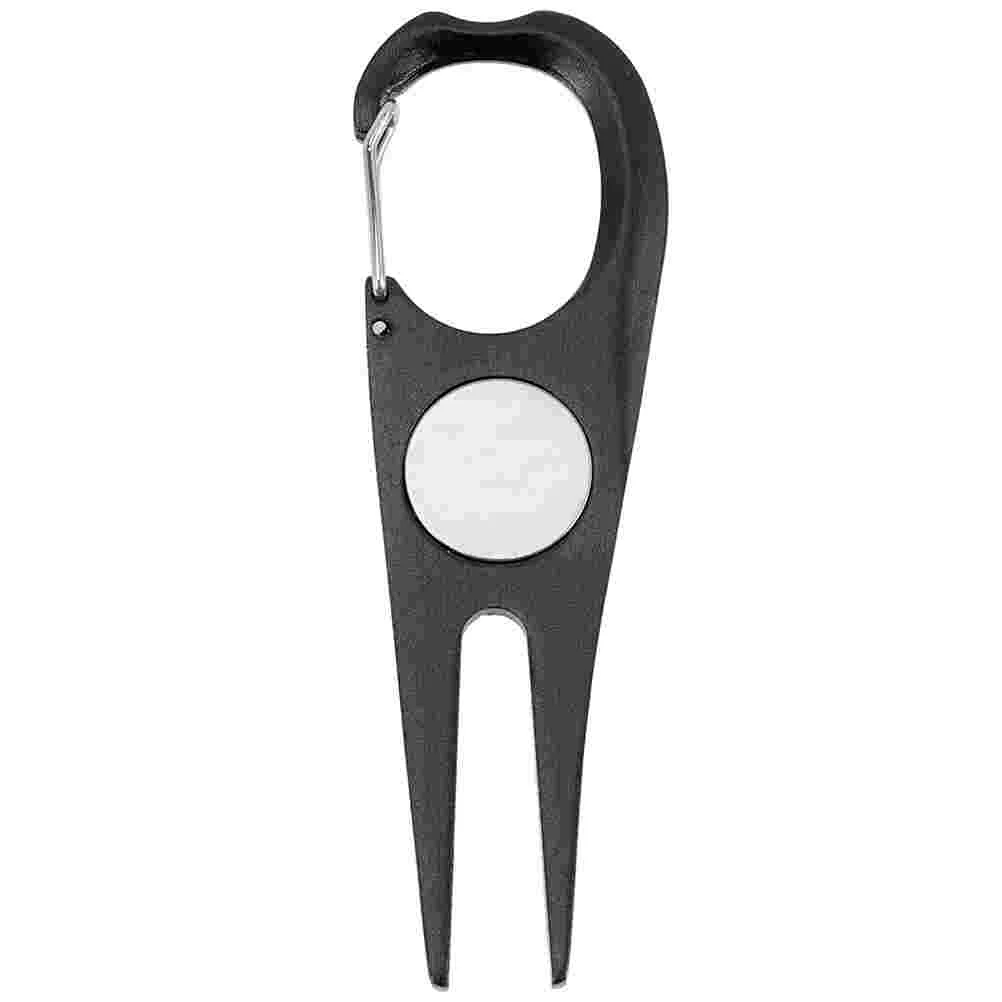 

Golf Green Fork Ball Marker Tool Golfs Repair Portable Golfing Professional Divot