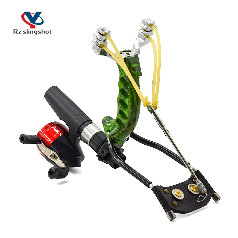 

Slingshot Fishing Folding Wrist Catapult Use Steel Balls Shooting Outdoor Rubber Bands Sling Shot Hunting Accessories 3 Colors