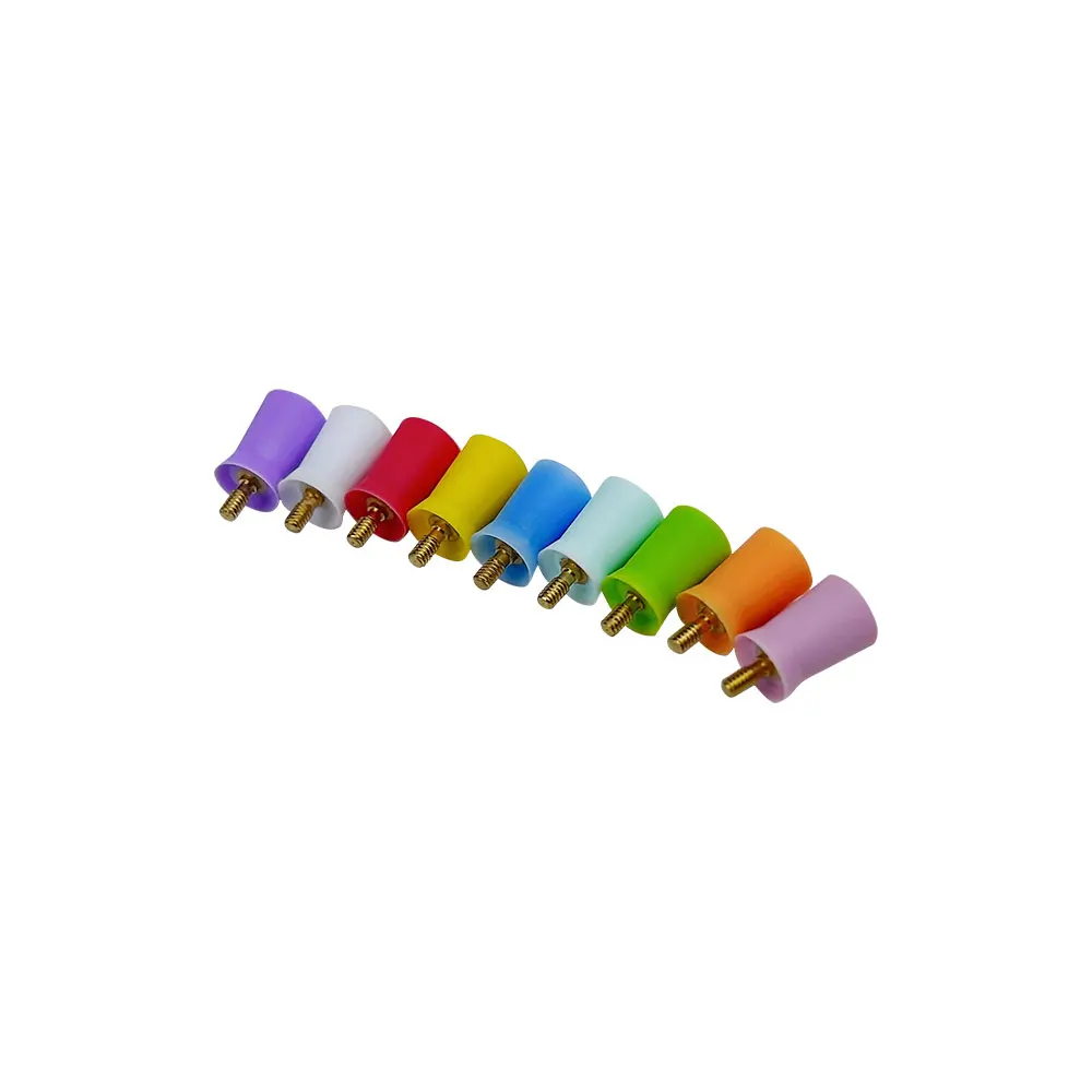 100pcs Dental Pages Prophy Polishing Cup Screw-in Tooth Polish Polishing Brush Prophy Cup for Low Speed Handpiece Oral Hygiene