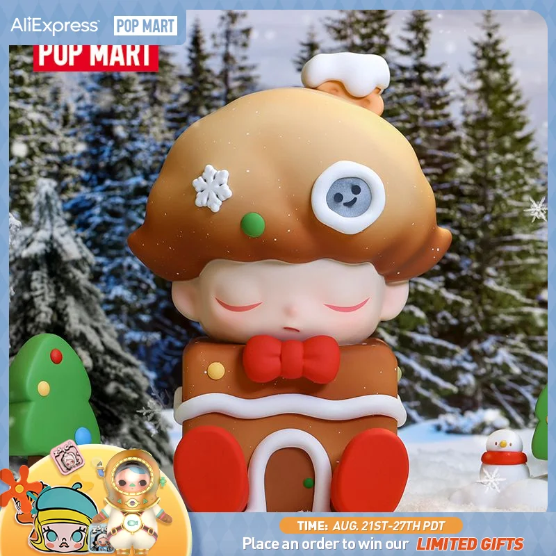 

POP MART DIMOO Рождественская Коробка Набор для сцены кукла двоичные экшн-игрушки Фигурки подарок на день рождения Детская игрушка ET игрушка