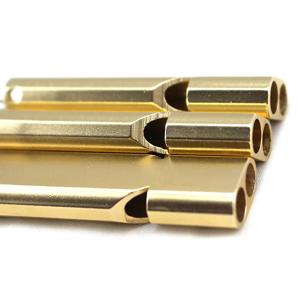 Алюминиевые Двойные Трубки свисток 120 децибел высокий для улицы спасательный