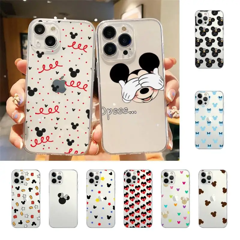 

Cute Cartoon Diseny Mickey Phone Case For Iphone 7 8 Plus X Xr Xs 11 12 13 Se2020 Mini Mobile Iphones 14 Pro Max Case
