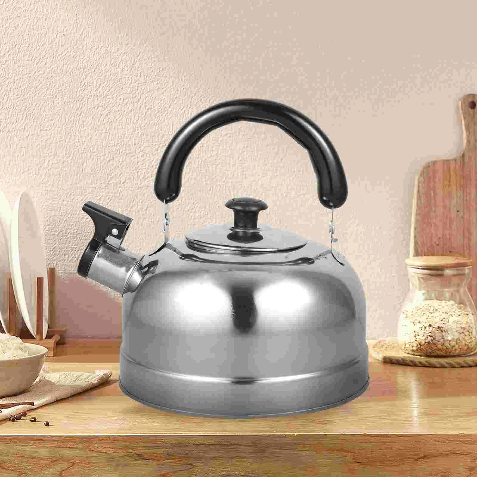 

Sound Pot Thicken Water Kettle Espresso Whistle Stainless Steel Teakettle Induction Cooker Durable Teapot Make Indoor Heater