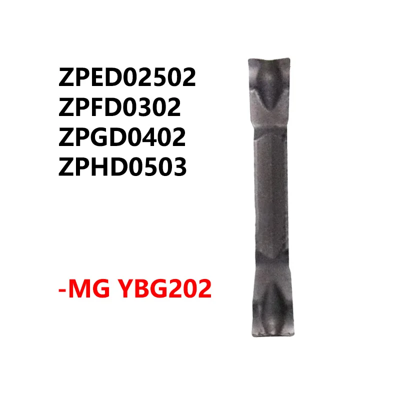 100% Оригинальный ZPFD0302-MG YBG202 ZPED02502-MG ZPGD0402-MG ZPHD0503-MG вставки из карбида с ЧПУ ZPED ZPFD 0302