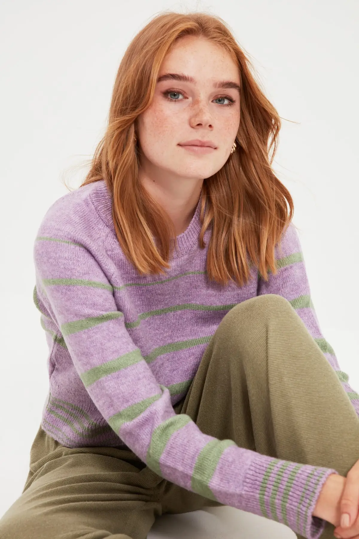 

Trendyol Striped Knitwear Sweater TWOAW22KZ1415