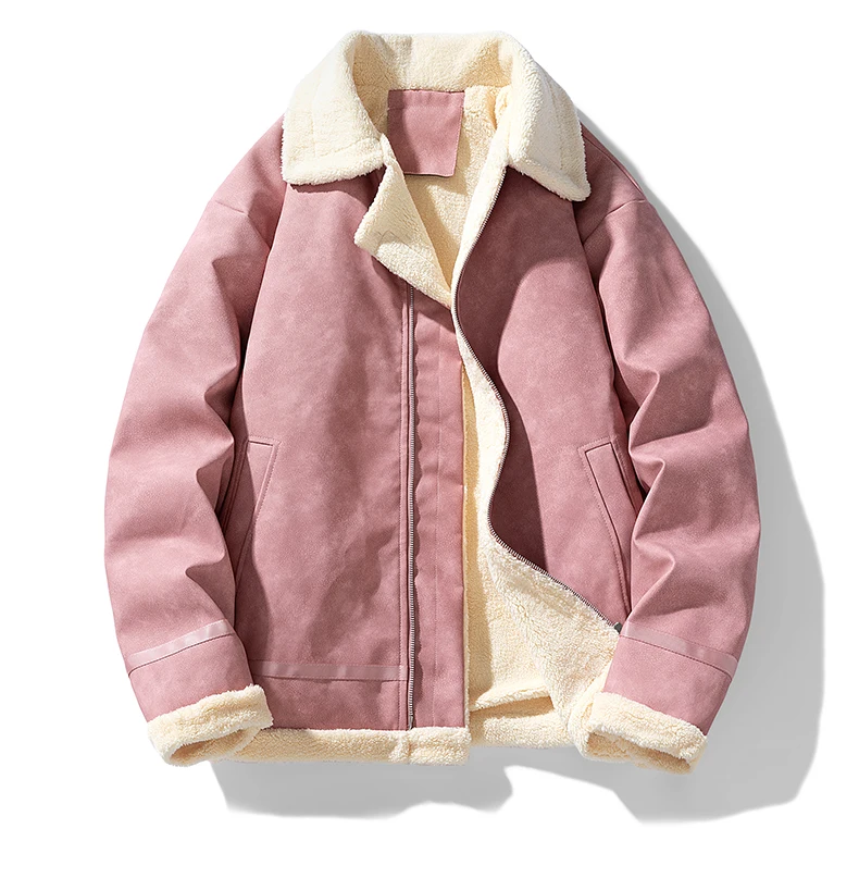 Новая американская винтажная утолщенная куртка на флисовой подкладке мужская