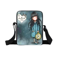cartoon shoulder bag messenger bag doodle mobile phone bag girl diagonal messenger bag fashion wallet handbag custom pattern