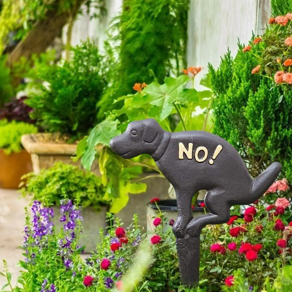 

No Pooping Yard Sign Cast Iron Dog Poop Yard Sign Stop Dogs From Pooping On Your Lawn For Outdoor Lawn Garden Yard Home Decor