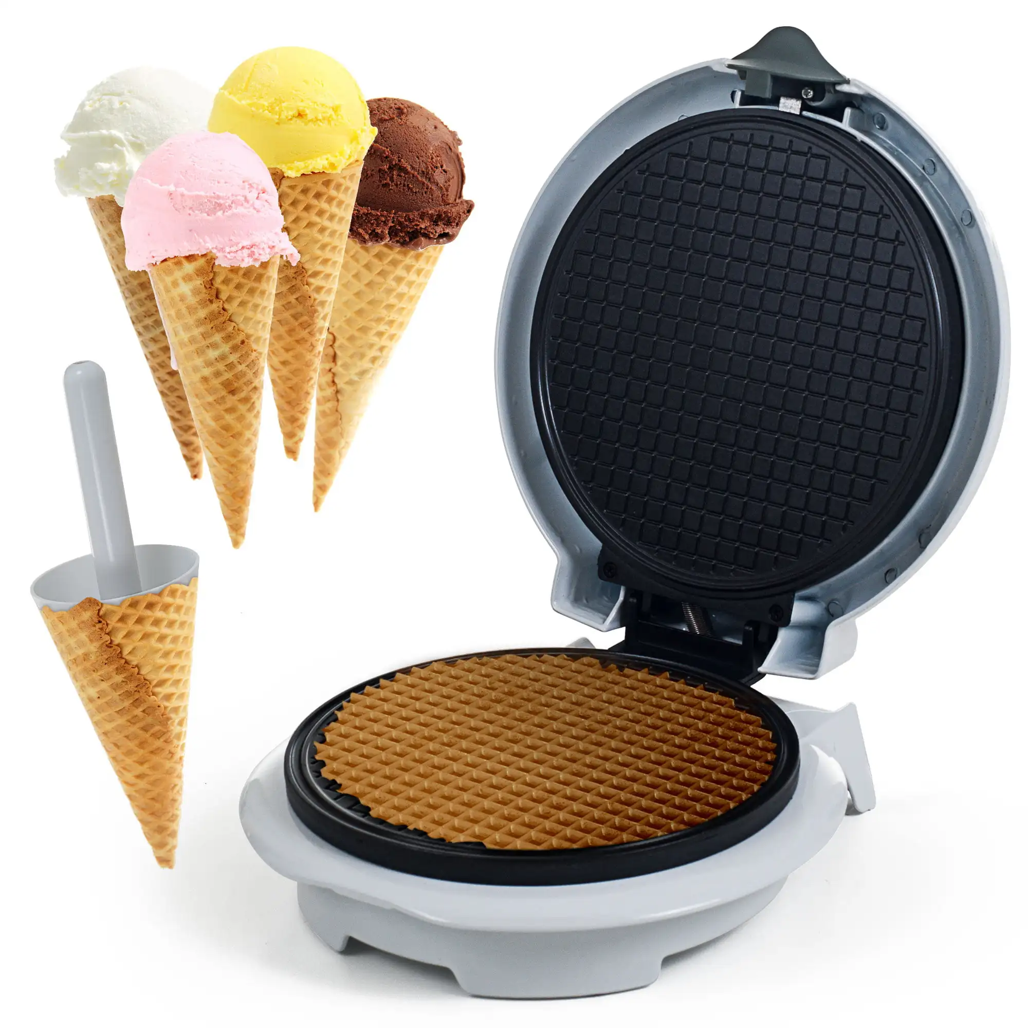 

Crispy and delicious, created by an electric waffle maker, practical and fun