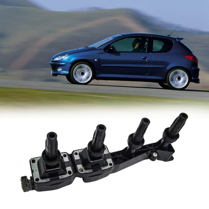 

Car Ignition Coil for Peugeot 206 207 307 308 Partner Citroen Berlingo C2 C3 XSARA 1.6L 2000 597099 96363378