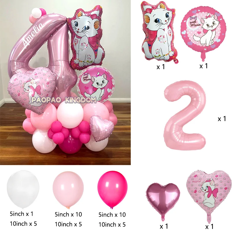 Воздушный шар MINISO котик Мари аннетт мари бессмертный огонь