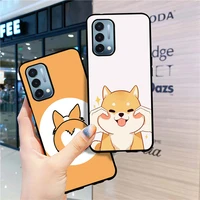 funny cute dog phone case for oneplus 9 pro soft tpu cover for one plus 8 9 r 7t 8t 9rt oneplus nord 2 ce 5g n200 n100 n10 funda