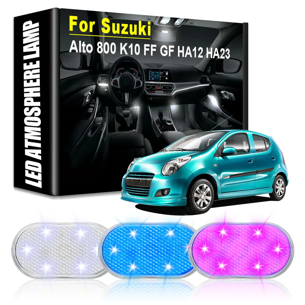 

Car Atmosphere LED Lights Rechargeable Touch led Lamps Car Interior Light Auto Goods for Suzuki Alto 800 K10 FF GF HA12 HA23