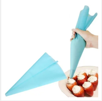 

Confectionery Bag Silicone Icing Piping Cream Pastry Nozzle Bags Cake Decorating Baking Tools for Russian Nozzle Tips