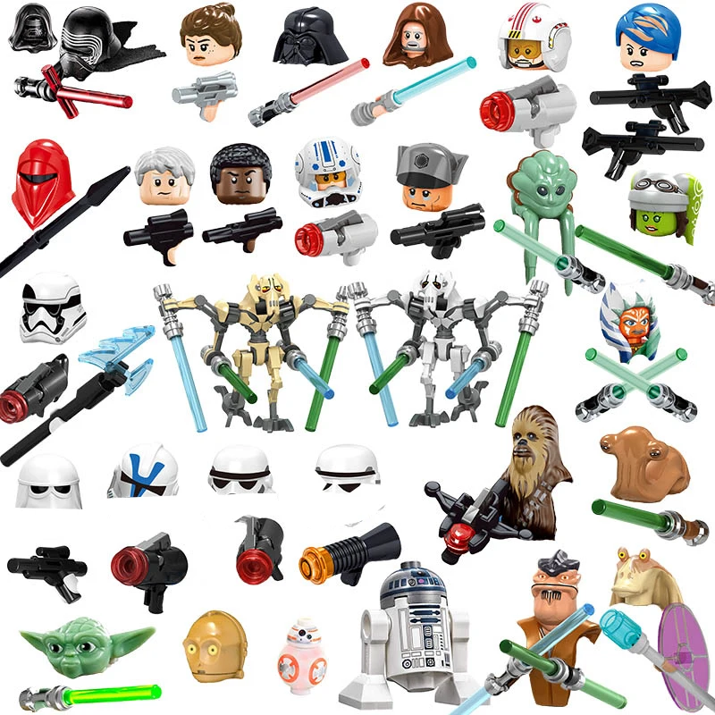 

Disney Dark Trooper Darth Vader Mandalorian Ahsoka Building Block Luke Skywalker Sith Palpatine Starkiller Star Brick Figure Toy