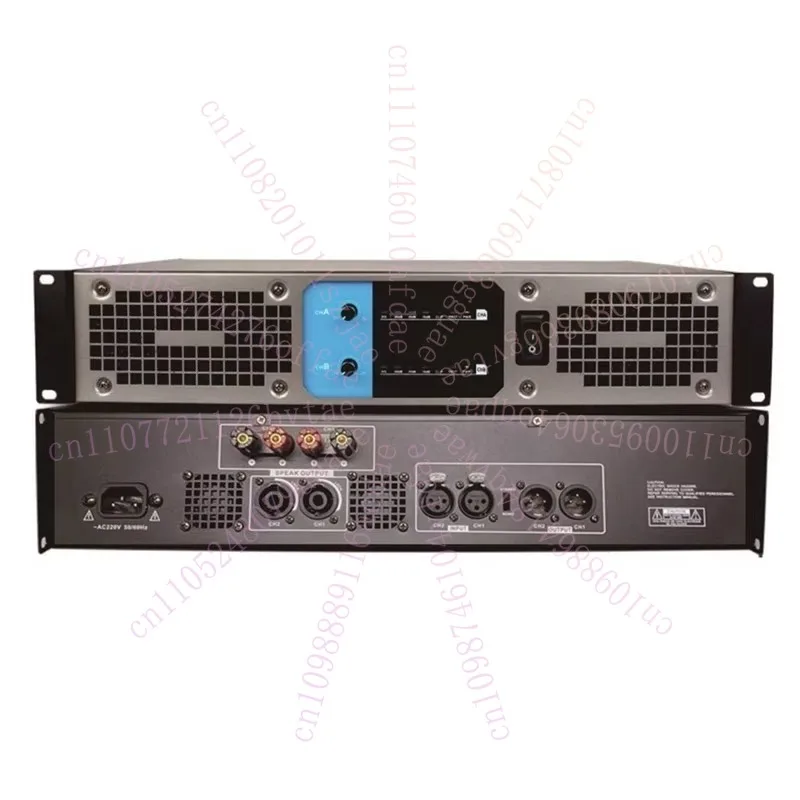Фото Цифровой усилитель мощности CA Dual Audio 1000 Вт при 8 Ом (2x4) для конференций, домашнего караоке и сценических выступлений №4