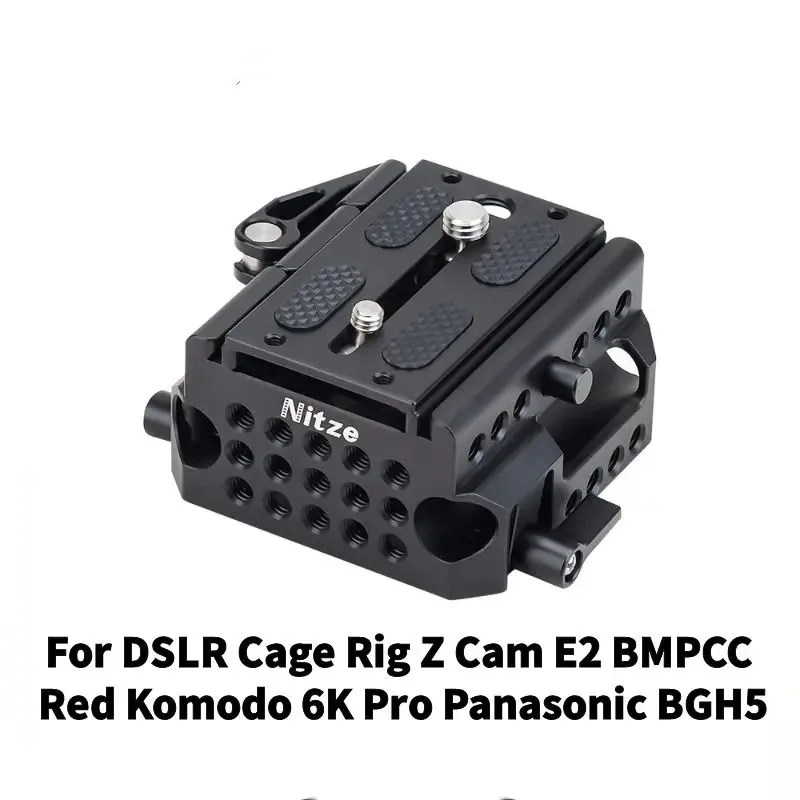 

Опорная пластина Nitze PB13 15 мм LWS для DSLR клетки Рига Z Cam E2 BMPCC Red Komodo 6K Pro Panasonic BGH1 BS1H