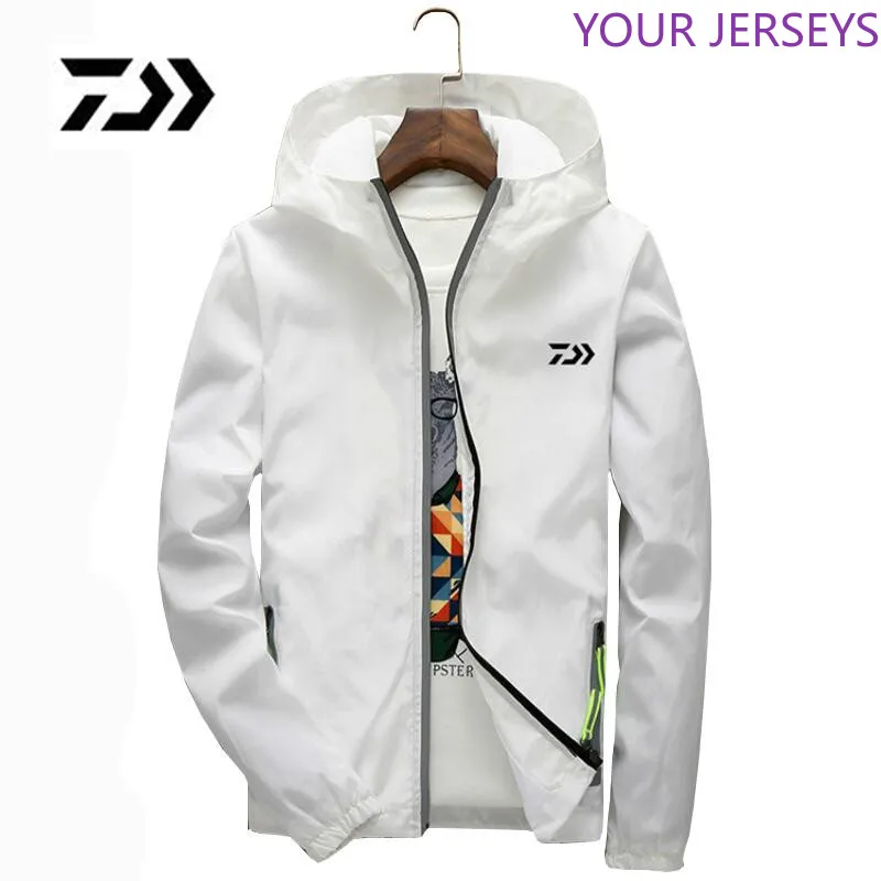 

Fishing Clothes Waterproof Breathable Jacket Thin Jacket Hooded 2021 Summer Outdoor Long Sleeved Sunscreen Fishing Clothing Male