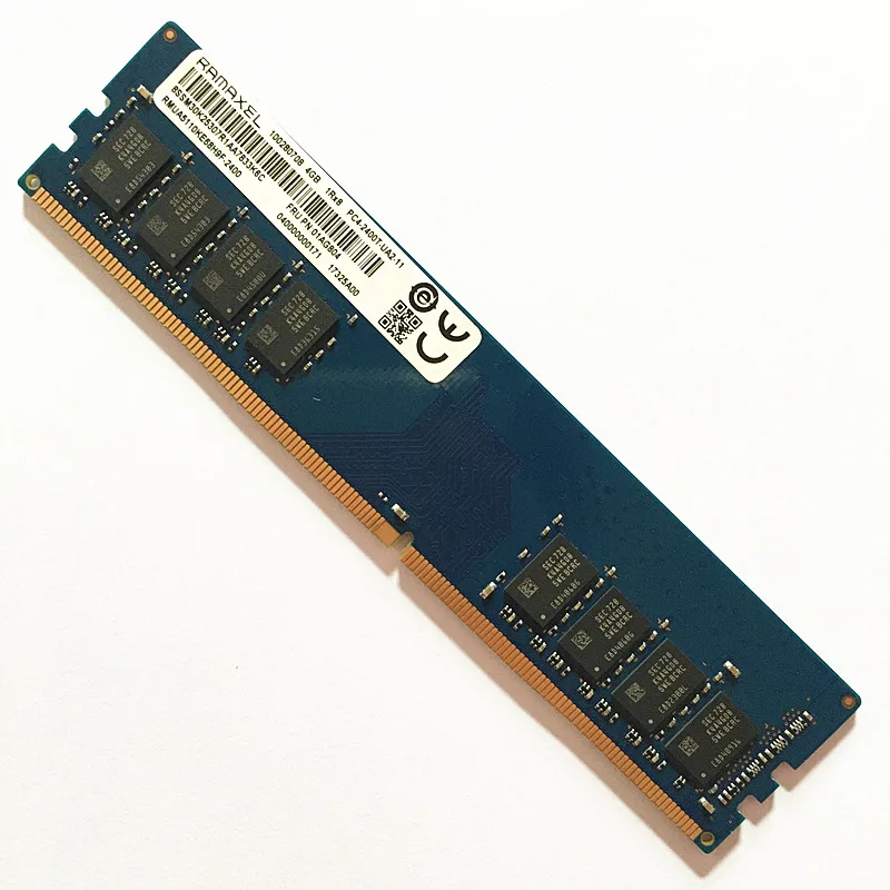 Оперативная память AXEL DDR4 RAM 4GB 2400MHz 4GB 1Rx8 PC4-2400T-UA2-11 mm 288PIN 1,2 V память для настольного компьютера RAM s
