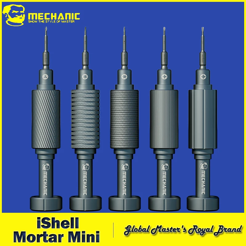 Фото 【MECHANIC】 Прецизионная отвертка MORTAR MINI ishell, небольшой стальной пистолет, набор отверток серии для ремонта iphone, набор инструментов для открытия №1