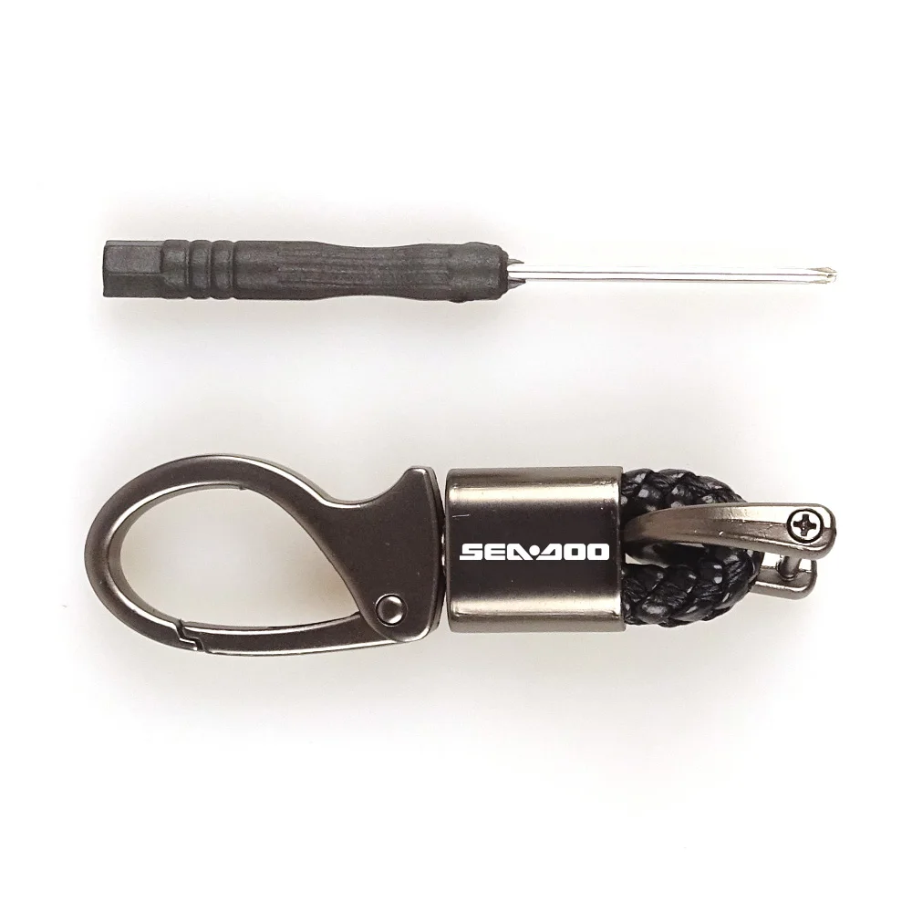 

Металлический карабин в форме подковы для мотоцикла, брелок в оплетке для скутера, брелок для авиатора BRP Can-am Lynx Rotax Sea-Doo Ski-don