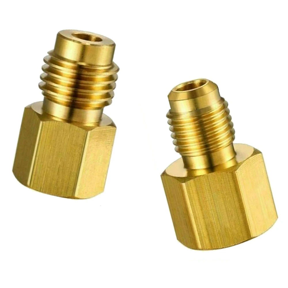 

Переходник R410A 1/4 Sae с быстроразъемным соединителем на 1/2ACME/ 1/2ACME на 1/4 Sae, бронзовый переходник R134A на R12