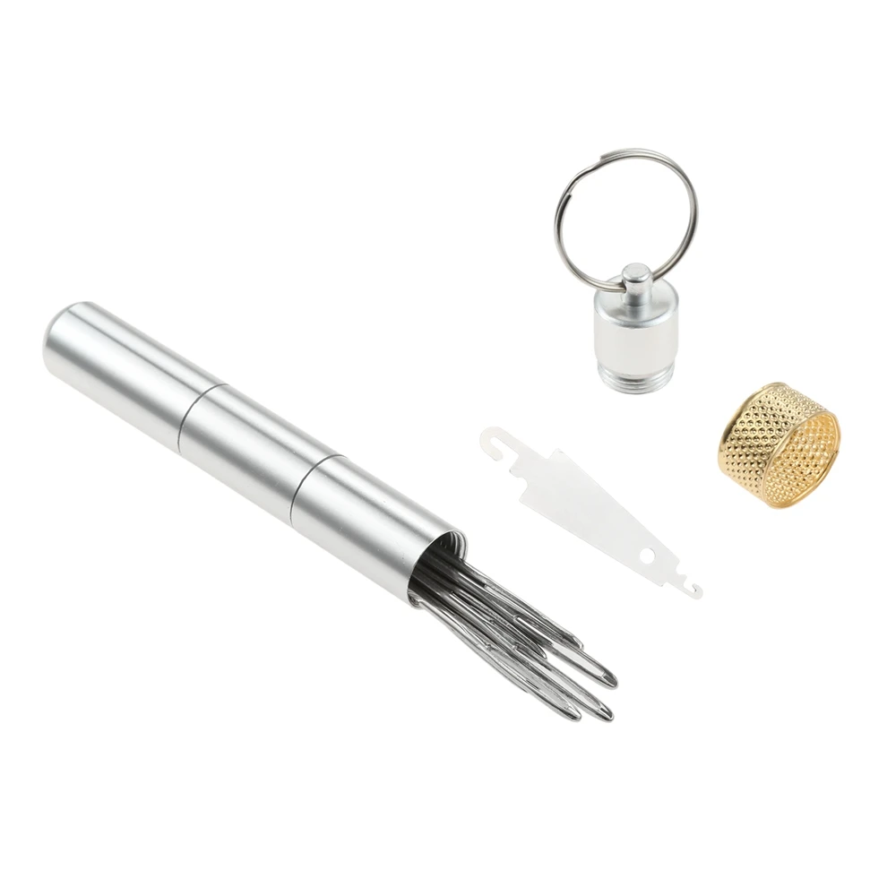 Threader  Thimble Pin Stitch Craft Diy Edc Gift Travel