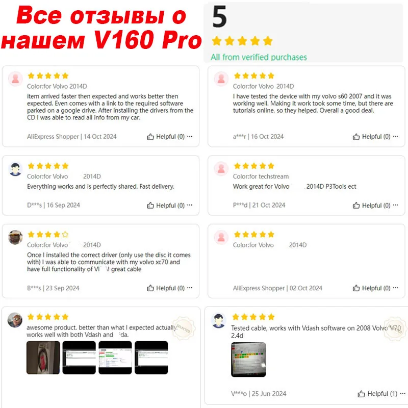 Фото 2014D 2015A V160 Pro Автомобильный диагностический инструмент Поддержка Volvo Till Car Year 2016 Real Test XC60/ S60/ V70/ V50/ V40/ S40 More Cars №3