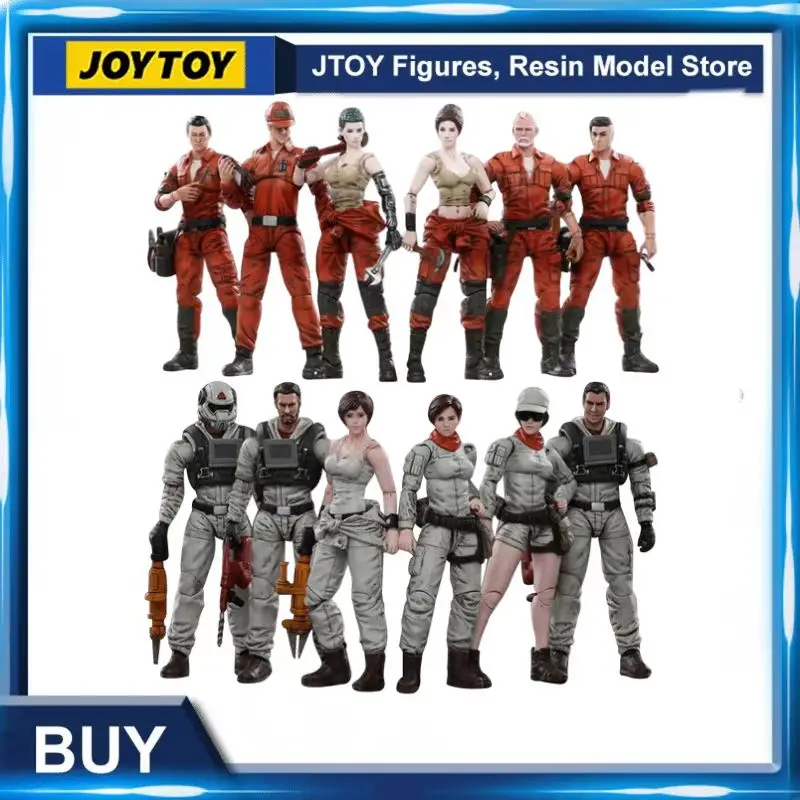

【IN STOCK】JOYTOY 1/18 Action Figure Mech Maitenance Team A /B Military Female Soldiers Collection Model Toys
