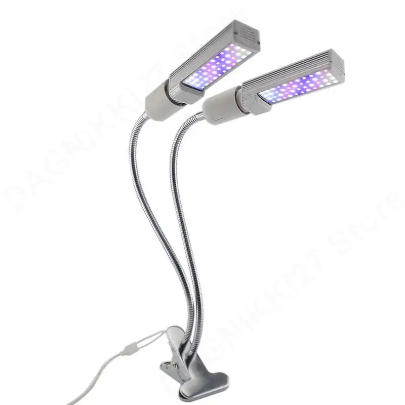 2 головки 44 светодиодный светильник для выращивания комнатных растений красный