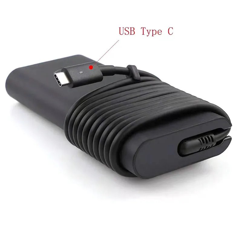 

New 90W 20V 4.5A Type-C PD USB AC Adapter For Thunderbolt3 Latitude 11 5175 XPS 15-9560 M7520 Power Charger Supply