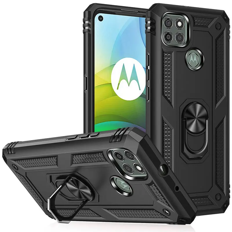 

For Motorola G30 Shockproof Case Motorola G9 G10 Power Ring Back Cover Moto G100 G 20 50 G60s G31 G 41 Edge 20 30 Pro Lite Funda