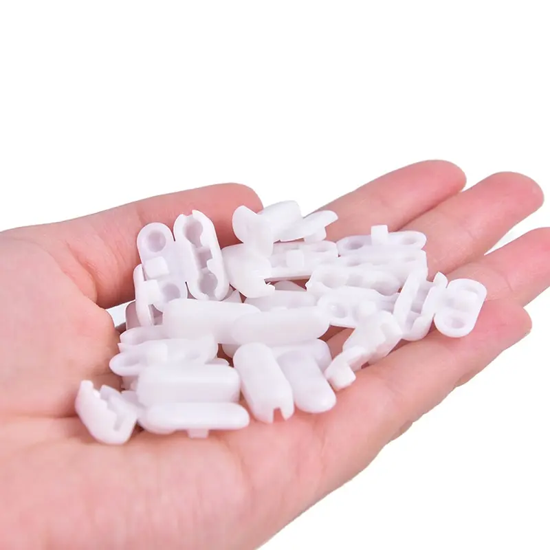 

20pcs Roller Blinds Pull Cord Connector Curtain Chain Connector for Vertical Blinds Joiners Spare Tool Replacement Plastic