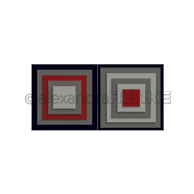 

Red Black White Square 2022 New Metal Cutting Die for DIY Scrapbook Craft Die Cutting Die Maker Photo Album Template Handmade De