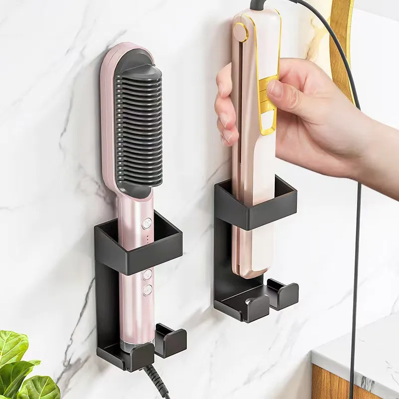 

Hair Straightener Holder Barber Salon Styling Curling Iron Curler Storage Organizer Aluminium Alloy Bracket