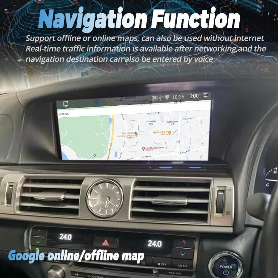 12 3-дюймовый Android Qled экран для Lexus Ls600 Ls460 LS 600 460 2013-2017 Автомобильный радиоприемник