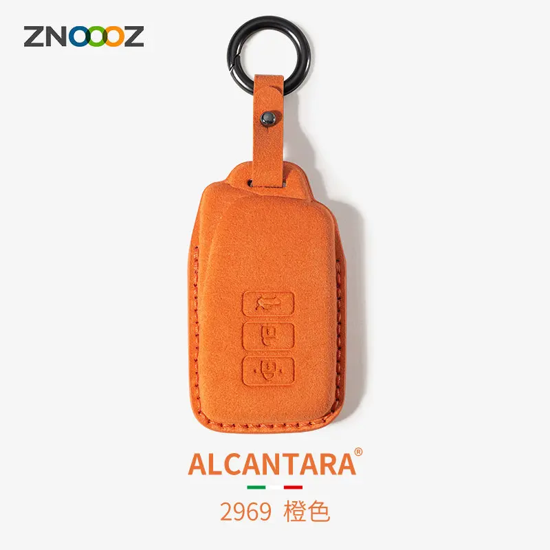 

Alcantara Car Remote Key Case Cover Shell Fob For Lexus NX GS RX IS ES GX LX RC 200 250 350 LS 450H 300H Keychain Accessories