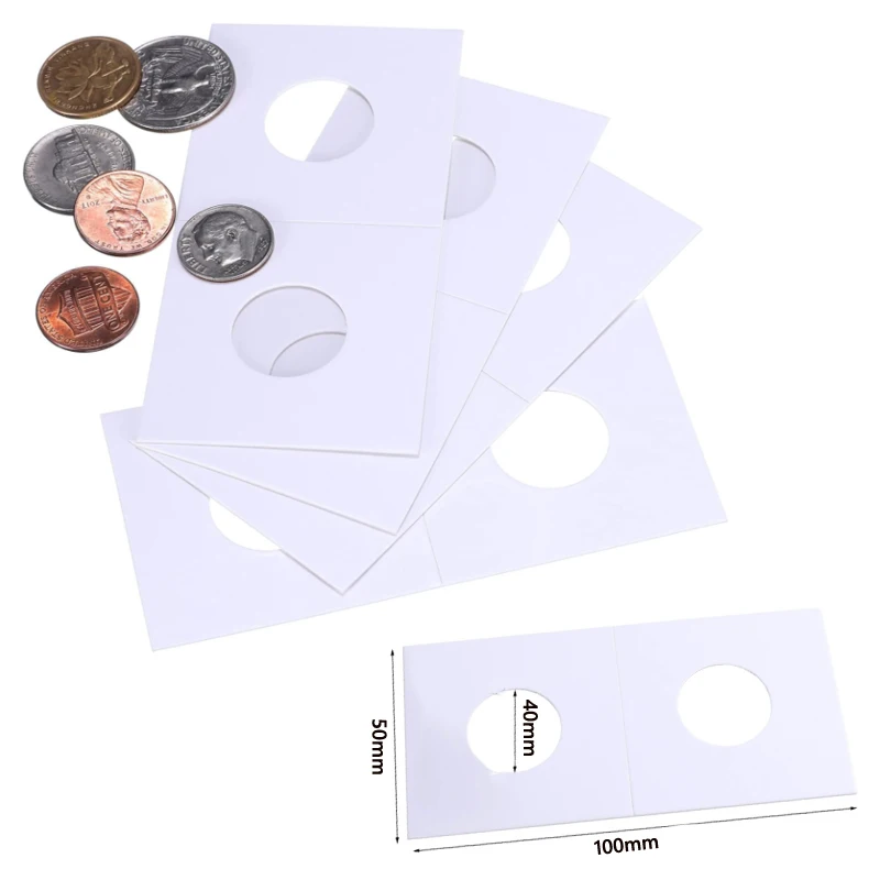 

New Capsules Box 10/100pcs Coins Transparent Plastic Boxes For Coin Storage 21-45mm Coin Holder Collecting Container