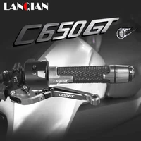 cnc motorcycle aluminum brake clutch levers handlebar hand grips ends for bmw c650gt c650 gt 2011 2012 2013 2014 2015 2016 2017