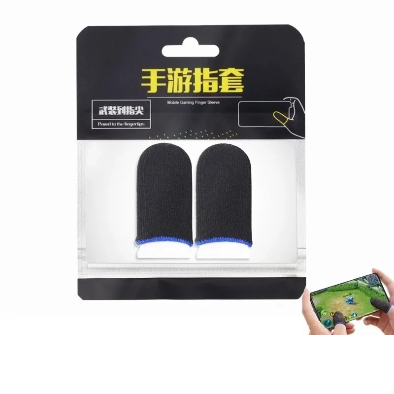 

NEW Finger Cover Game Control For PUBG Sweat Proof Non-Scratch Sensitive Touch Screen Gaming Finger Thumb Sleeve Gloves