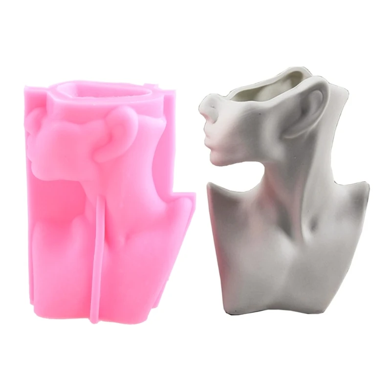 

Pen Holder Silicone Mold Diy Succulents Concrete Flower Pot Plaster Cement Mold Dropship