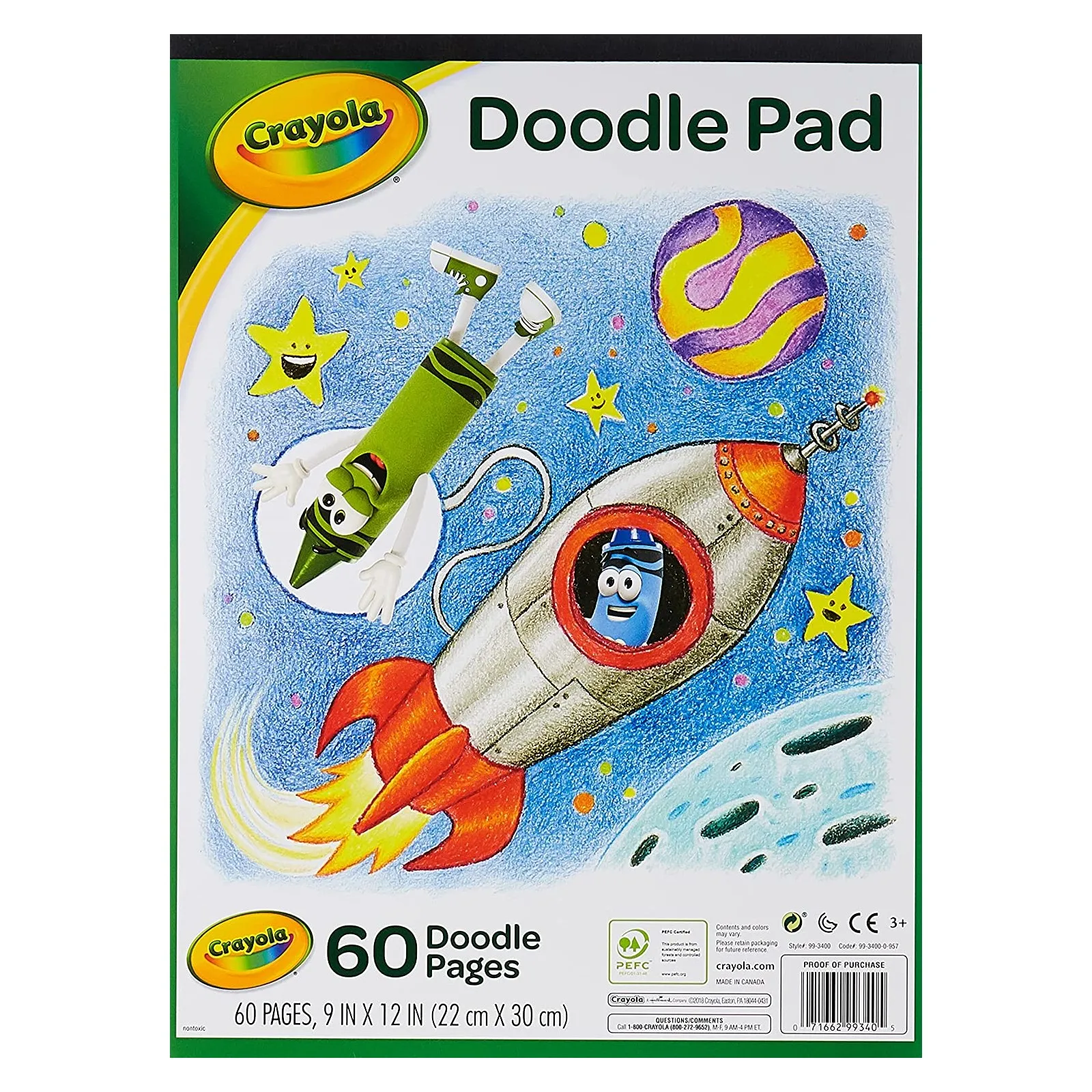 Crayola планшет для рисования 9x12 дюймов 60 листов и строительная бумага 96 подарки