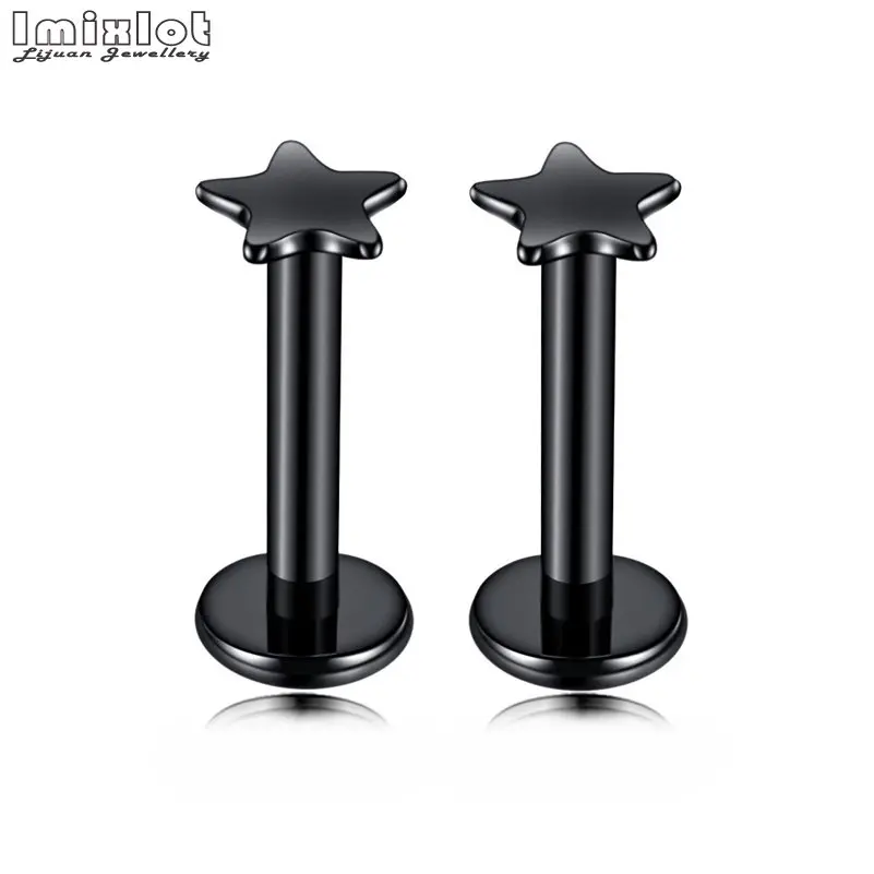 Пирсинг для губ из нержавеющей стали 2 шт.