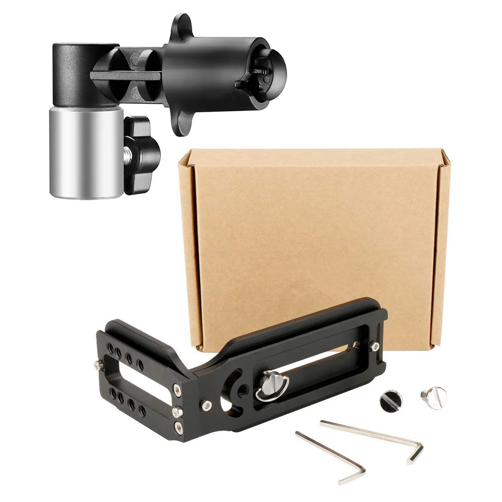 

Universal Camera L Bracket Quick Release L Plate 1/4 Inch Screw Swiss Vertical Video & Photography Reflector Holder Clip