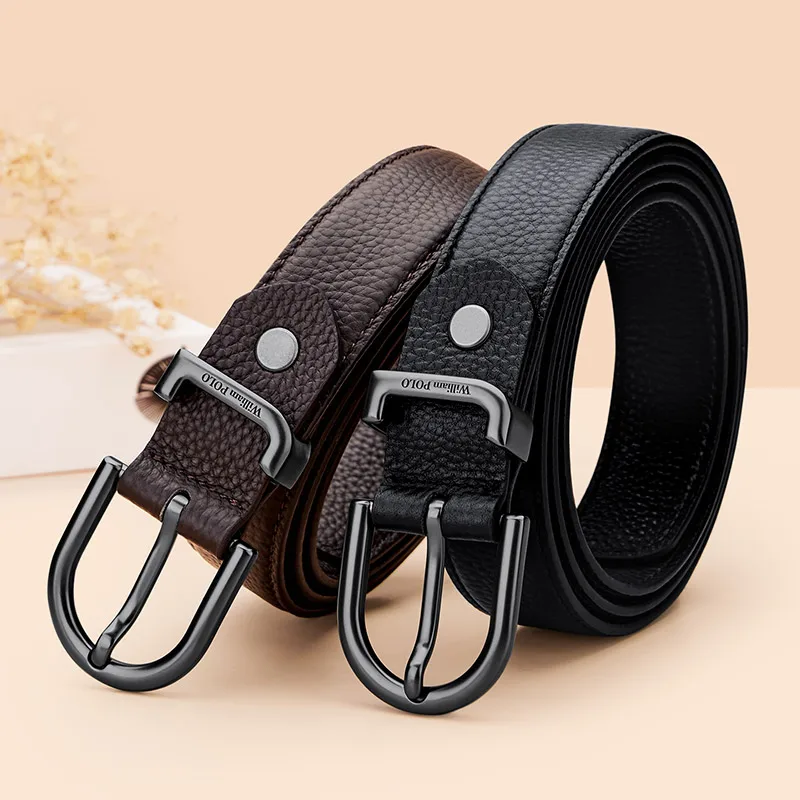 Women's Belt Needle Buckle Soft Cowhide Belt 2023 New Fashion Versatile Decoration with Jeans Belt