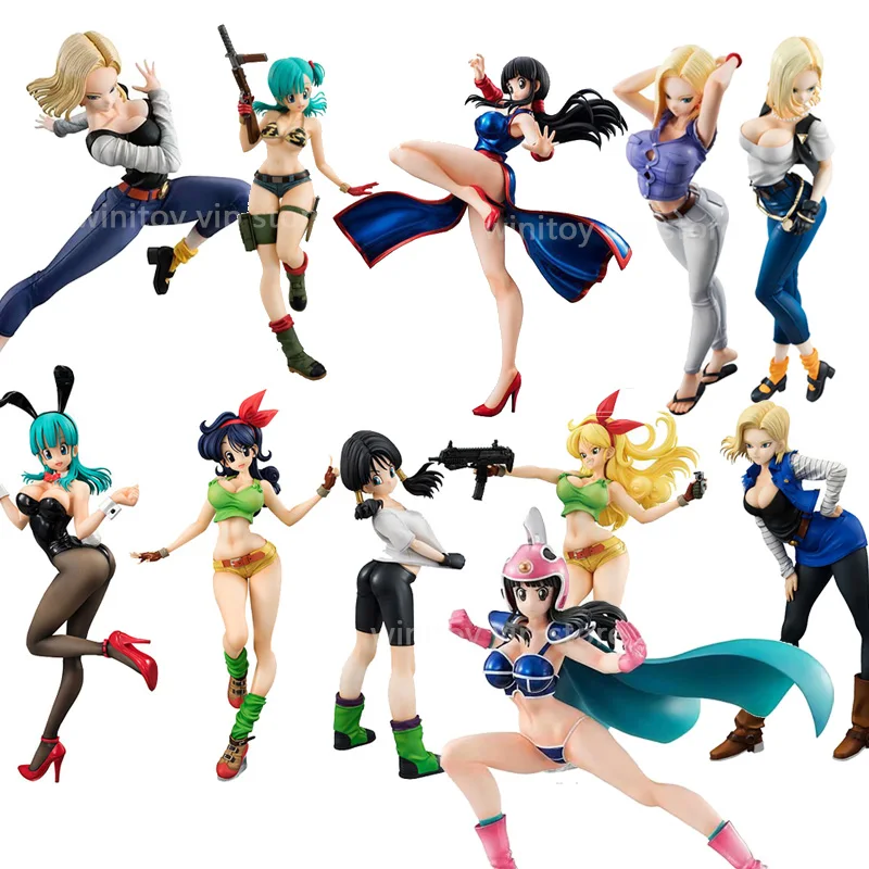 Игрушка-фигурка Драконий жемчуг персонаж DBZ видель булма гиллы доспехи лунчи Android