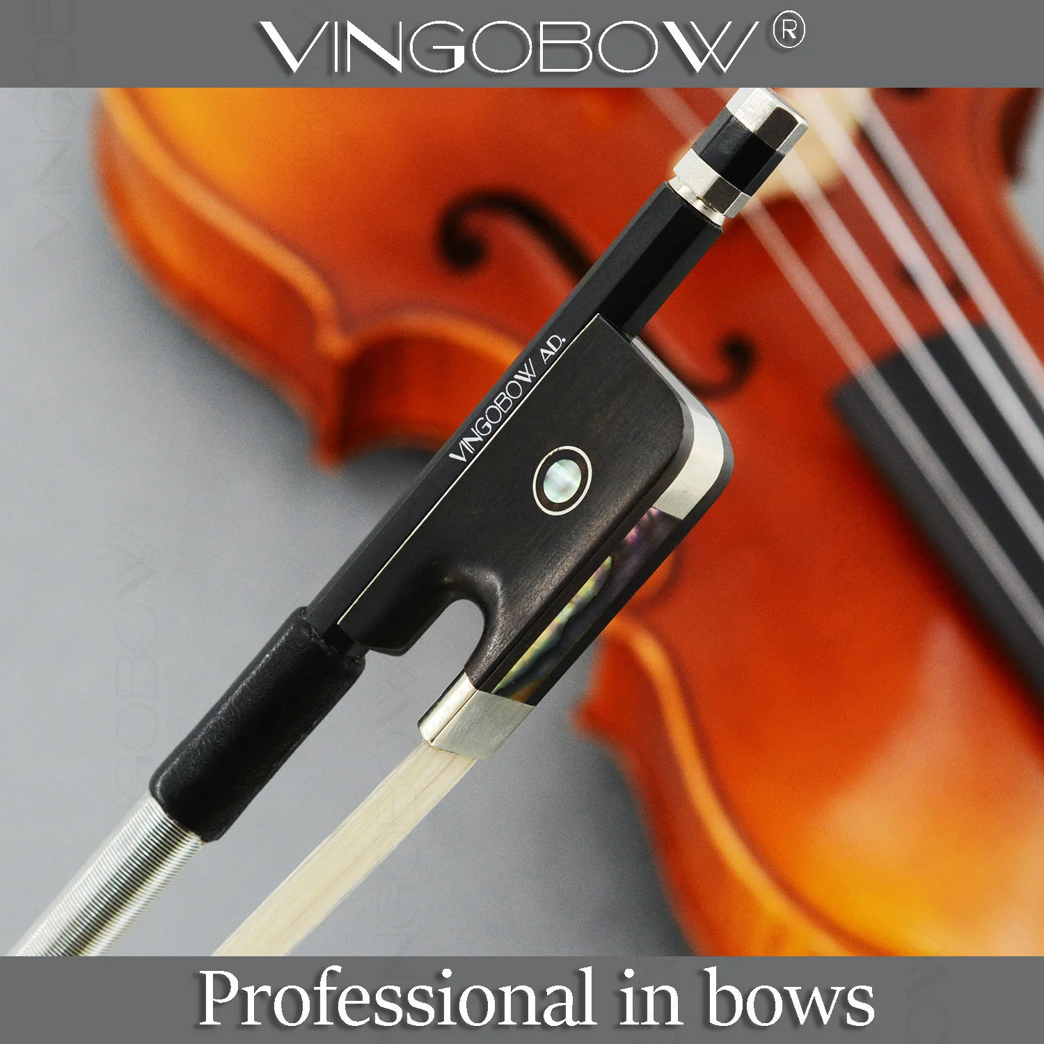 FREE SHIPPING 4/4 100M Balck Carbon Fiber VIOLA BOW Good Quality Ebony Frog and Natural White Horsehair Viola Parts Accessories