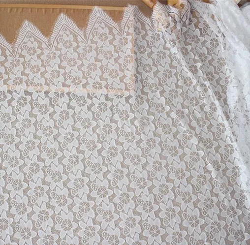 

Hollow Gauze Flower Eyelashes Lace Clothing Home decoration Fabric DIY Wedding Dress Accessories