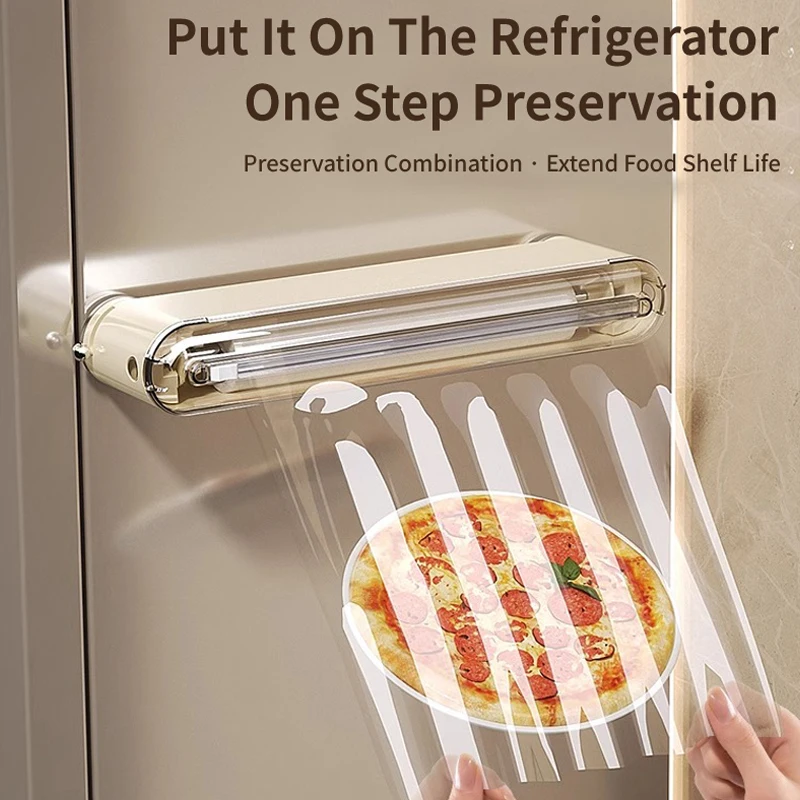 Многофункциональный резак для пищевой пленки домашней кухни настенный